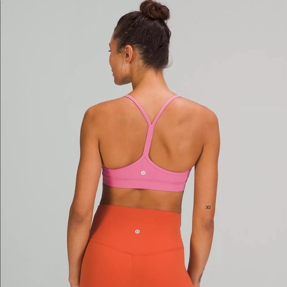 Lululemon Flow Y Bra * Pink Blossom - Picture 3 of 3